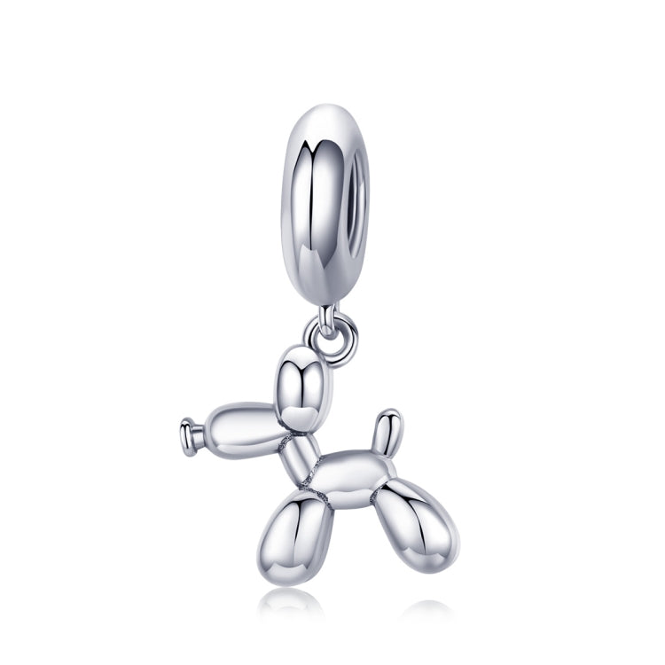 Accessorio braccialetto fai da te con ciondolo a forma di cane palloncino in argento sterling S925, Bead, Bead+Chain