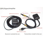 Amplificatore di segnale dell'antenna per auto di navigazione GPS 2 in 1, Signal Amplifier