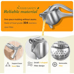 Spremiagrumi manuale in alluminio con corpo staccabile