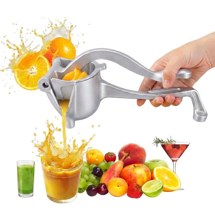 Spremiagrumi manuale in alluminio con corpo staccabile
