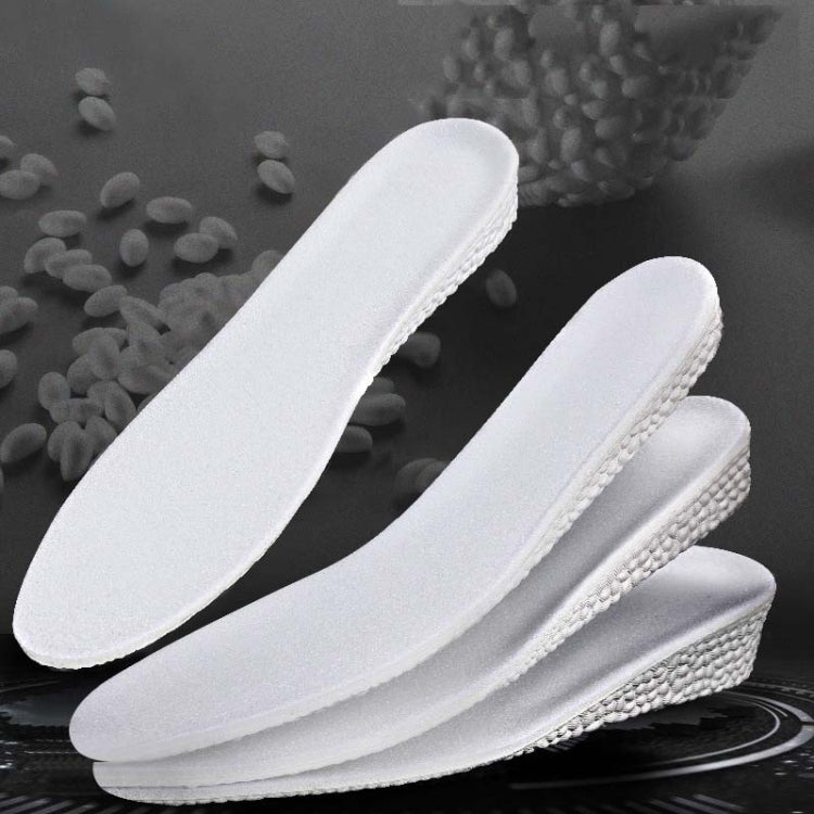 5 paia solette interne maggiorate Sport Assorbimento degli urti Maggiore traspirante Deodorante assorbente del sudore Cuscinetto invisibile, 1.5cm, 2.5cm, 3.5cm