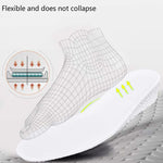 5 paia solette interne maggiorate Sport Assorbimento degli urti Maggiore traspirante Deodorante assorbente del sudore Cuscinetto invisibile, 1.5cm, 2.5cm, 3.5cm