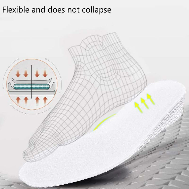 5 paia solette interne maggiorate Sport Assorbimento degli urti Maggiore traspirante Deodorante assorbente del sudore Cuscinetto invisibile, 1.5cm, 2.5cm, 3.5cm