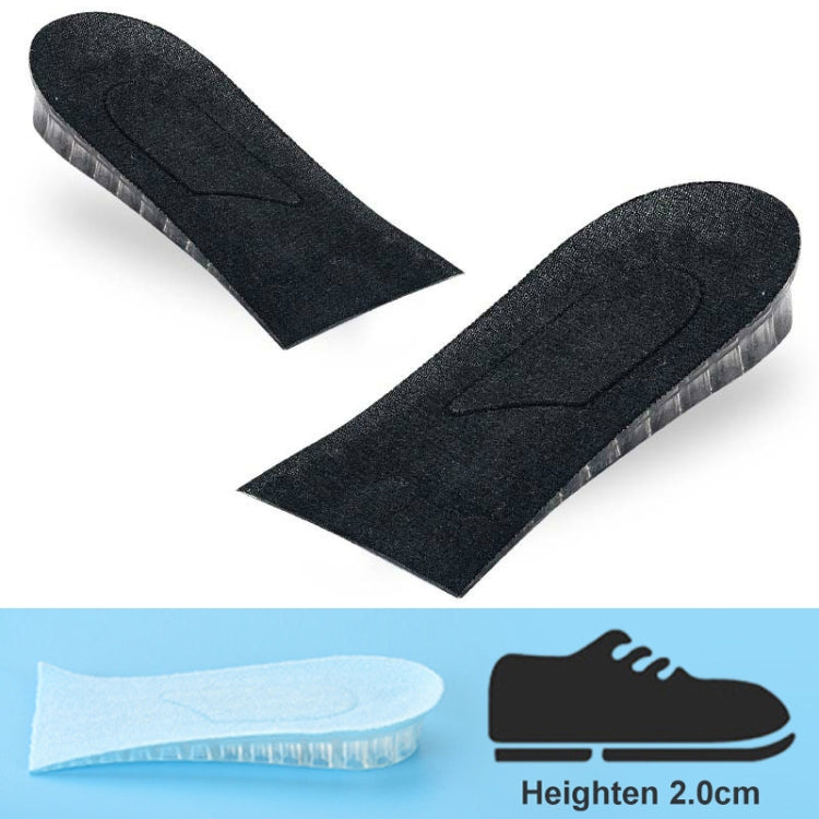 10 paia JF101 Cuscinetto per rialzo del tallone invisibile in silicone trasparente Soletta per rialzo del tallone Mezza imbottitura per assorbimento degli urti, One Layer, Two Layer, Three Layer