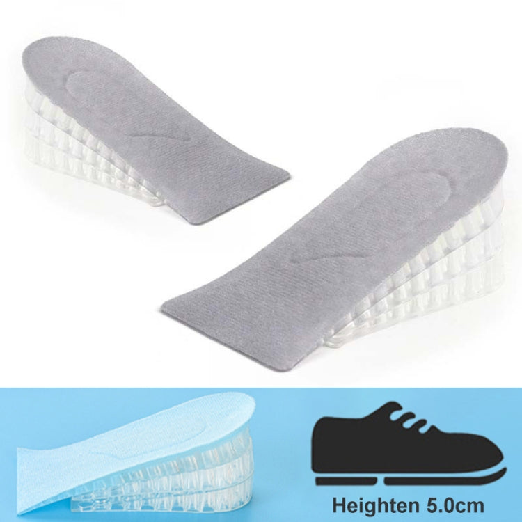 10 paia JF101 Cuscinetto per rialzo del tallone invisibile in silicone trasparente Soletta per rialzo del tallone Mezza imbottitura per assorbimento degli urti, One Layer, Two Layer, Three Layer