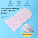 10 paia JF101 Cuscinetto per rialzo del tallone invisibile in silicone trasparente Soletta per rialzo del tallone Mezza imbottitura per assorbimento degli urti, One Layer, Two Layer, Three Layer