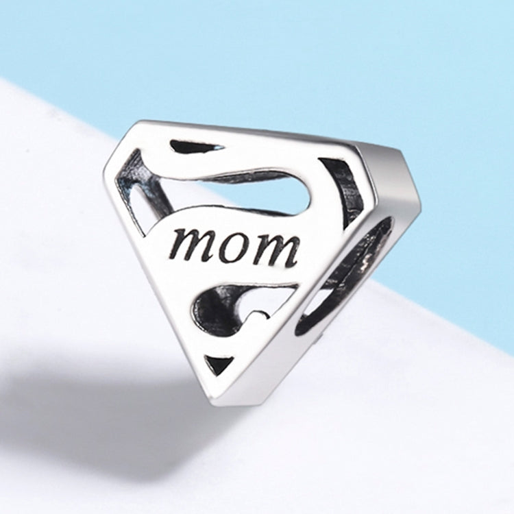 Accessori per braccialetti fai-da-te regalo per la festa della mamma con perline cave in argento sterling S925, SCC429