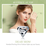 Accessori per braccialetti fai-da-te regalo per la festa della mamma con perline cave in argento sterling S925, SCC429