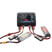 HTRC T240 Touch Balance Modello Aeroplano Caricabatterie al litio Caricabatterie per auto giocattolo telecomandato B6,, EU Plug, US Plug
