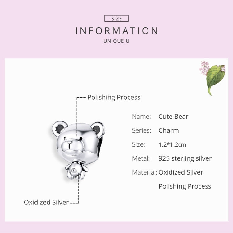 Accessori per bracciale fai da te con perline di perline in argento sterling S925, SCC1502