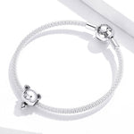 Accessori per bracciale fai da te con perline di perline in argento sterling S925, SCC1502