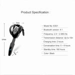 Auricolare Bluetooth 4.1 ex-01 con orecchio sospeso