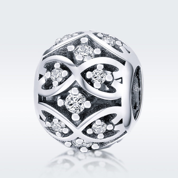 Accessori per bracciale fai da te con perline eleganti in argento sterling S925, SCC732