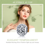 Accessori per bracciale fai da te con perline eleganti in argento sterling S925, SCC732