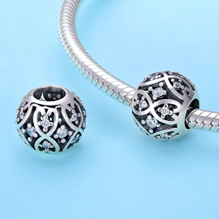 Accessori per bracciale fai da te con perline eleganti in argento sterling S925, SCC732