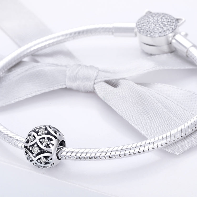 Accessori per bracciale fai da te con perline eleganti in argento sterling S925, SCC732