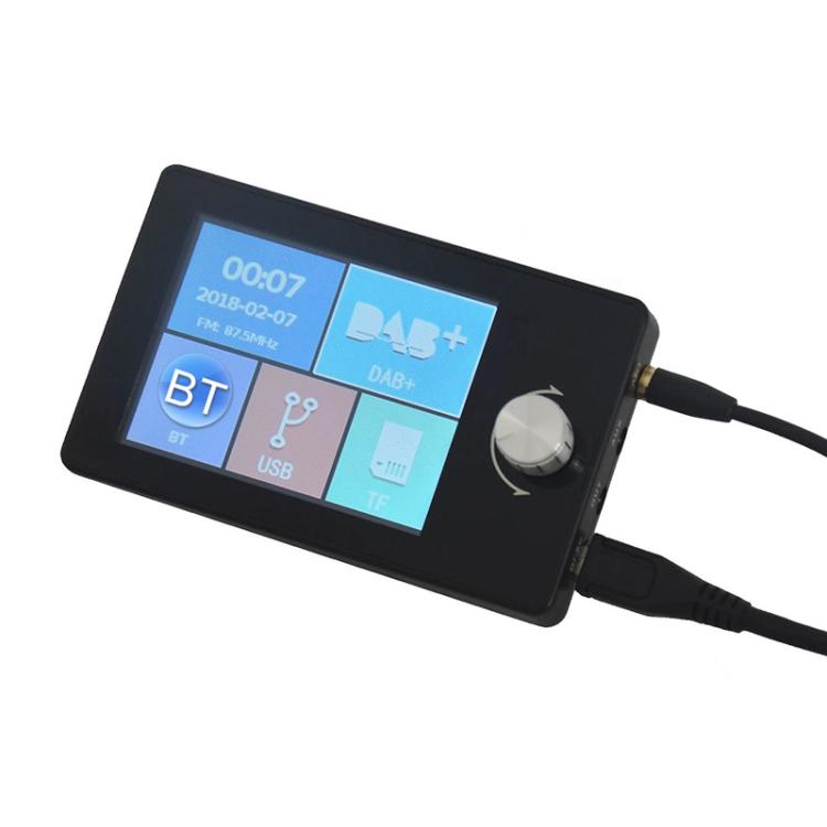 Ricevitore con schermo colorato DAB per auto da 2,8 pollici + trasmissione digitale Uscita AUX per inoltro FM, 2.8 inch