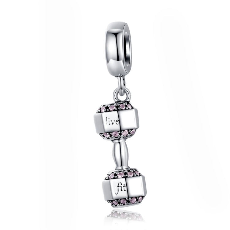 Accessori per braccialetti fai-da-te con ciondolo per cinturino per attrezzatura fitness in argento sterling S925, SCC1340