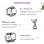 Accessori per braccialetti fai-da-te con ciondolo per cinturino per attrezzatura fitness in argento sterling S925, SCC1340