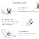 Accessorio braccialetto fai da te con perline animali Koala carino in argento sterling S925, SCC1304