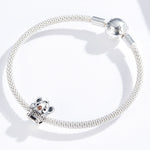 Accessorio braccialetto fai da te con perline animali Koala carino in argento sterling S925, SCC1304