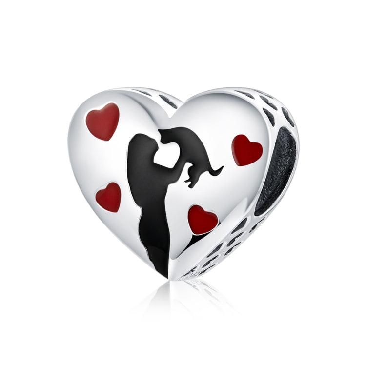 Ciondolo cuore in argento sterling 925 per bracciale