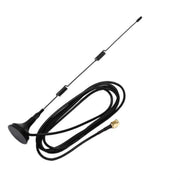 4 PC 2.4G WiFi Omnidirezionale Ventosa Router Scheda di rete Antenna migliorata Modello interno SMA Ago interno, Lunghezza cavo: 1,5 m