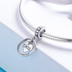 Regalo per la festa della mamma S925 Sterling Silver Tribute to Mothers Love Beads Accessori per bracciali fai da te, Bead, Bead+Necklace