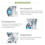 Perline sciolte in argento sterling S925 con perline Lucky Eyes Bracciale fai da te perline in argento