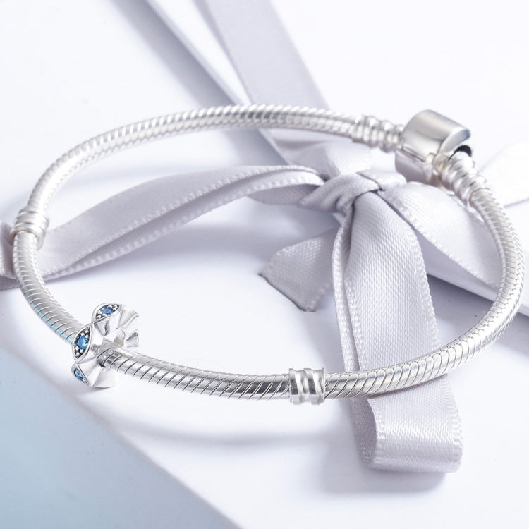 Perline sciolte in argento sterling S925 con perline Lucky Eyes Bracciale fai da te perline in argento