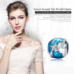 Accessori per braccialetti fai-da-te con perline sparse in argento sterling S925 in tutto il mondo