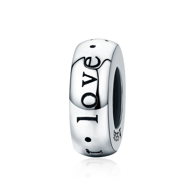 Regalo per la fidanzata Argento sterling S925 Ti amo sempre, perline a forma di cuore
