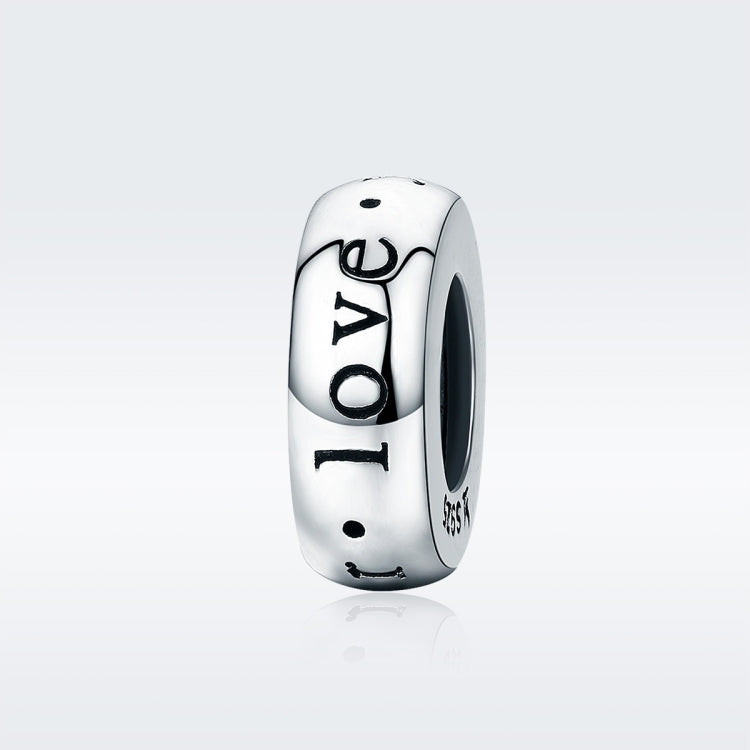 Regalo per la fidanzata Argento sterling S925 Ti amo sempre, perline a forma di cuore