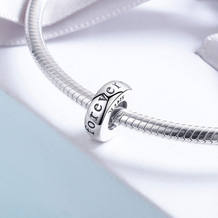 Regalo per la fidanzata Argento sterling S925 Ti amo sempre, perline a forma di cuore