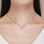 Regalo per la fidanzata Argento sterling S925 Ti amo sempre, perline a forma di cuore
