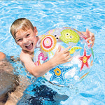 6 pz. Bambini Prima Educazione Nuoto e Giochi d'acqua Pallone da spiaggia gonfiabile Colore Consegna casuale, Early Education Swimming Toy