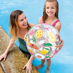 6 pz. Bambini Prima Educazione Nuoto e Giochi d'acqua Pallone da spiaggia gonfiabile Colore Consegna casuale, Early Education Swimming Toy