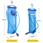 Borsa per acqua da ciclismo Rhinowalk 2L/3L Attrezzatura per bere borsa per acqua potabile per esterni ad apertura completa, RK18101 blue 2L, RK18101 red 2L, RK18103 blue 3L