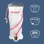 Borsa per acqua da ciclismo Rhinowalk 2L/3L Attrezzatura per bere borsa per acqua potabile per esterni ad apertura completa, RK18101 blue 2L, RK18101 red 2L, RK18103 blue 3L