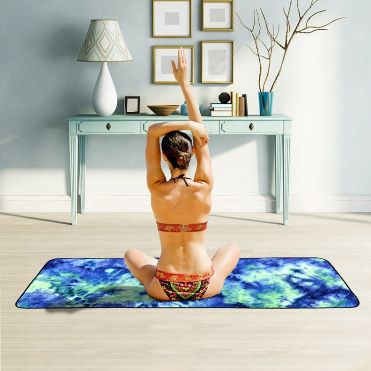 Telo sportivo pieghevole per tappetino yoga pieghevole in microfibra ecologico, dimensioni: 183 x 63 cm, 183 x 63cm Green, 183 x 63cm Dark Blue), 183 x 63cm Purple, 183 x 63cm Yellow