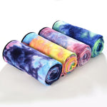Telo sportivo pieghevole per tappetino yoga pieghevole in microfibra ecologico, dimensioni: 183 x 63 cm, 183 x 63cm Green, 183 x 63cm Dark Blue), 183 x 63cm Purple, 183 x 63cm Yellow