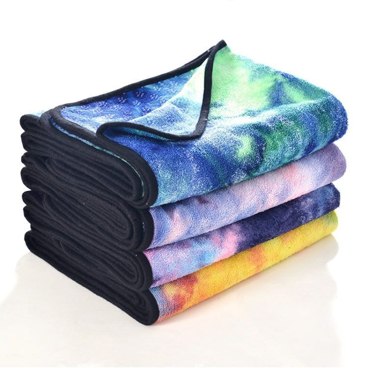 Telo sportivo pieghevole per tappetino yoga pieghevole in microfibra ecologico, dimensioni: 183 x 63 cm, 183 x 63cm Green, 183 x 63cm Dark Blue), 183 x 63cm Purple, 183 x 63cm Yellow