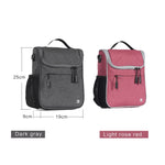 Borsa anteriore per bicicletta Rhinowalk Borsa per maniglia multifunzione di grande capacità Borsa per bicicletta elettrica pieghevole per bici, Dark Gray, Light Rose Red, Full Black