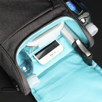 Borsa anteriore per bicicletta Rhinowalk Borsa per maniglia multifunzione di grande capacità Borsa per bicicletta elettrica pieghevole per bici, Dark Gray, Light Rose Red, Full Black