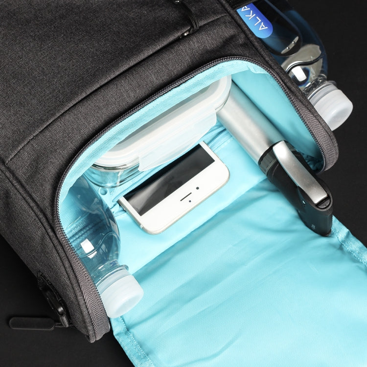 Borsa anteriore per bicicletta Rhinowalk Borsa per maniglia multifunzione di grande capacità Borsa per bicicletta elettrica pieghevole per bici, Dark Gray, Light Rose Red, Full Black