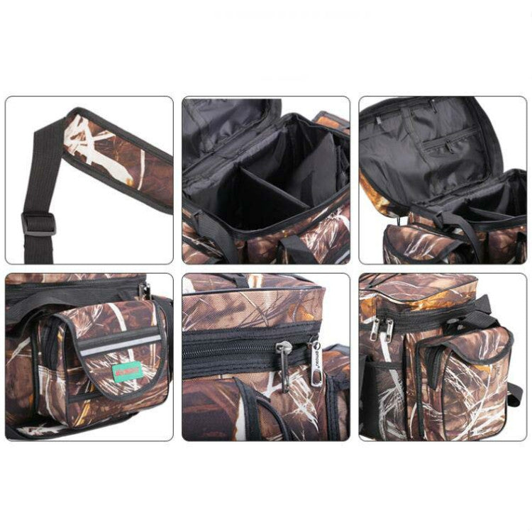 SeaKnight SK003 Borsa con esca multifunzionale Borsa a tracolla con tracolla per attrezzatura da pesca Marsupio