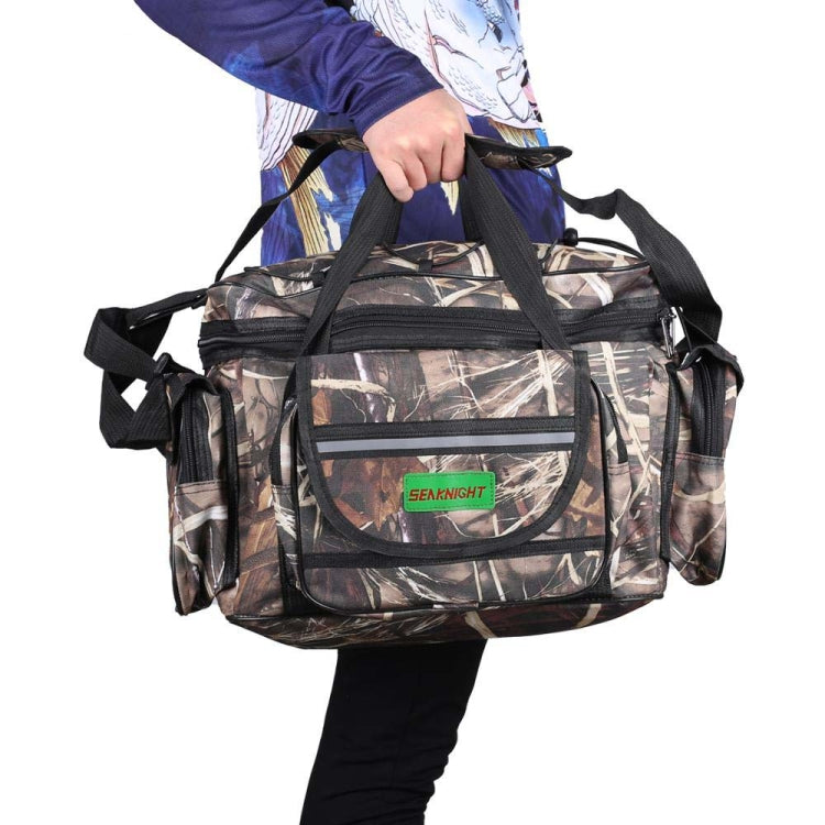 SeaKnight SK003 Borsa con esca multifunzionale Borsa a tracolla con tracolla per attrezzatura da pesca Marsupio