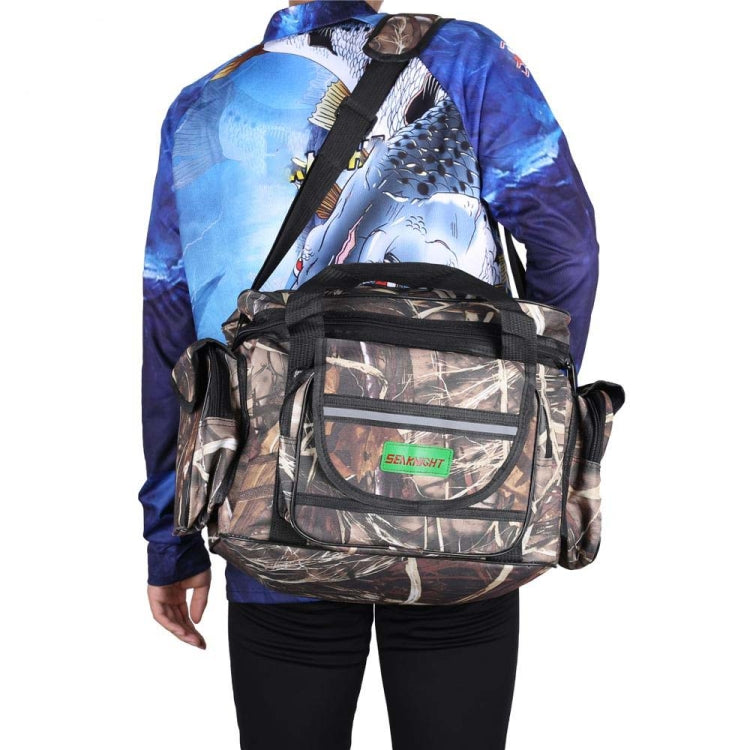 SeaKnight SK003 Borsa con esca multifunzionale Borsa a tracolla con tracolla per attrezzatura da pesca Marsupio