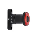 MEROCA MX2 Fanale posteriore per freno con sensore intelligente Luce per mountain bike Ricarica USB Fanale posteriore per guida notturna per bici da strada, Seat Cushion Installation Black, Seat Cushion Installation Coloful                             ...