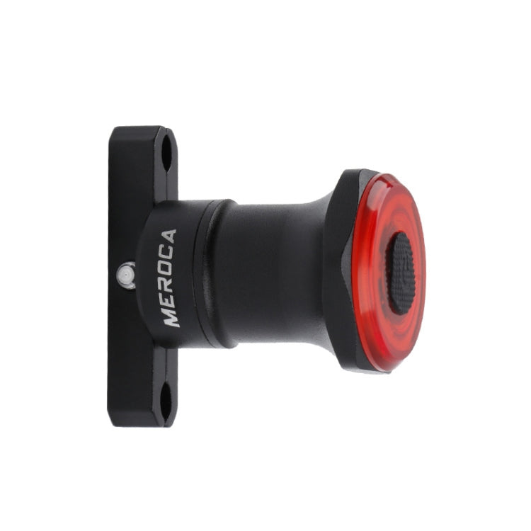 MEROCA MX2 Fanale posteriore per freno con sensore intelligente Luce per mountain bike Ricarica USB Fanale posteriore per guida notturna per bici da strada, Seat Cushion Installation Black, Seat Cushion Installation Coloful                             ...
